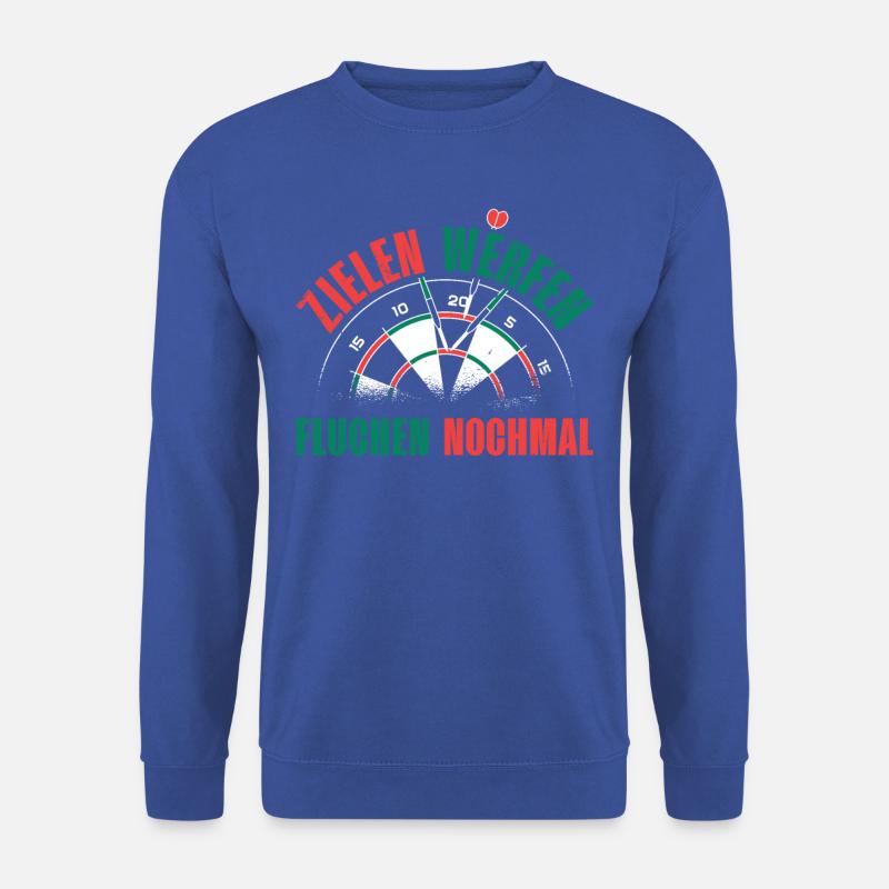 Dart Zyklus Humor Tee - Unisex Pullover - Royalblau