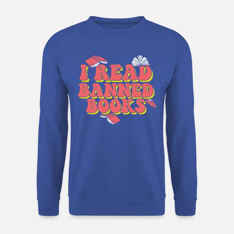 Banned Books Reader Advocacy Tee - Unisex Sweatshirt - royal blue