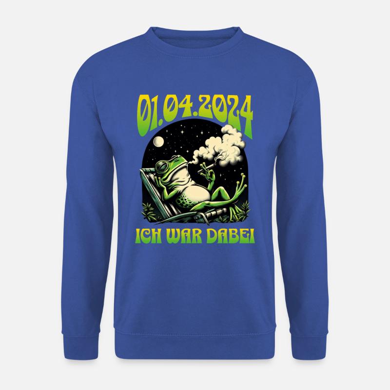 Legalization 2024 Cannabis Tea - Unisex Sweatshirt - royal blue