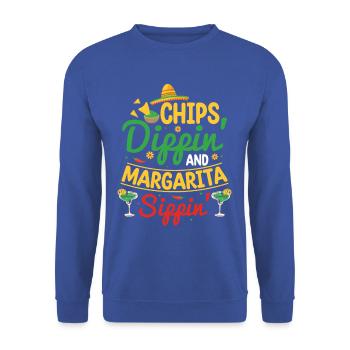 Cinco De Mayo Fiesta T-shirt - Sweat-shirt Unisexe - bleu royal - Devant - Alina (178cm) & Michal (187cm)