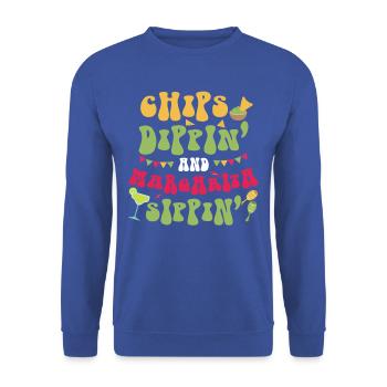 Cinco De Mayo Fiesta T-shirt - Sweat-shirt Unisexe - bleu royal - Devant - Alina (178cm) & Michal (187cm)