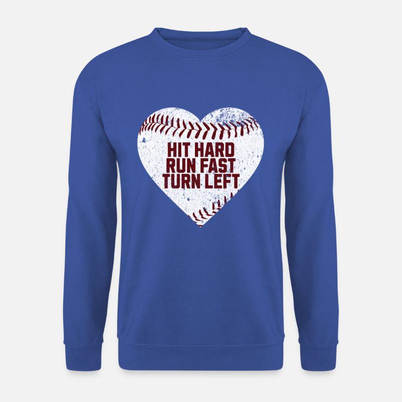 Baseball Heart Strategy Tee - Unisex Pullover - Royalblau