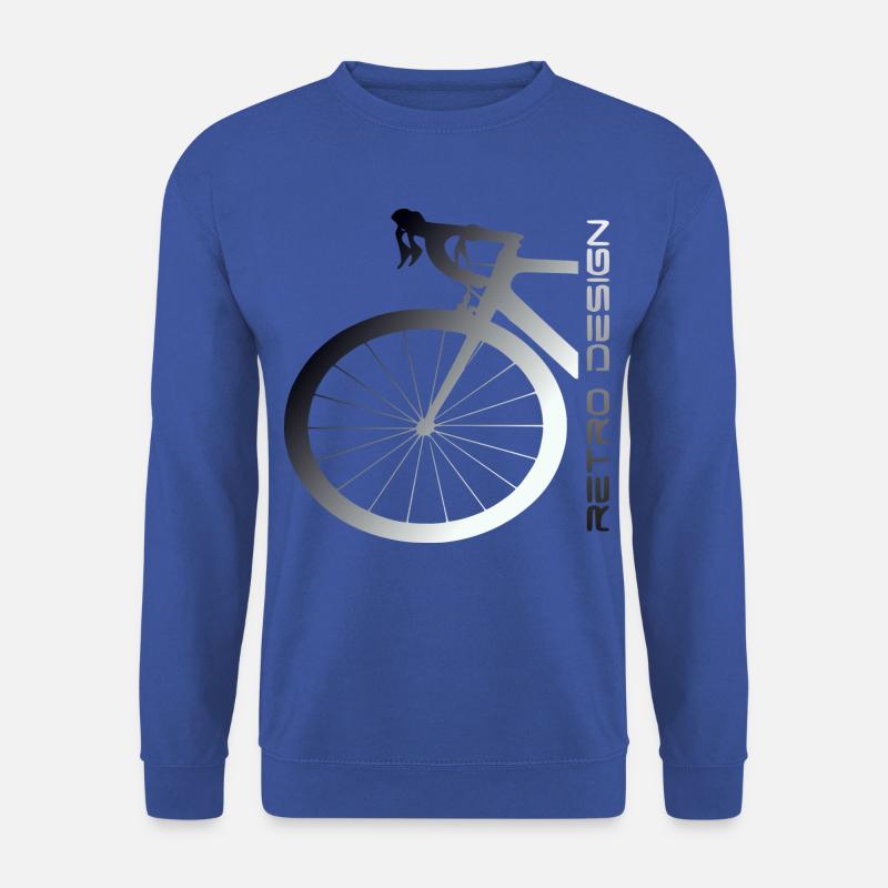 Radsport Rennrad Design - Unisex Pullover - Royalblau