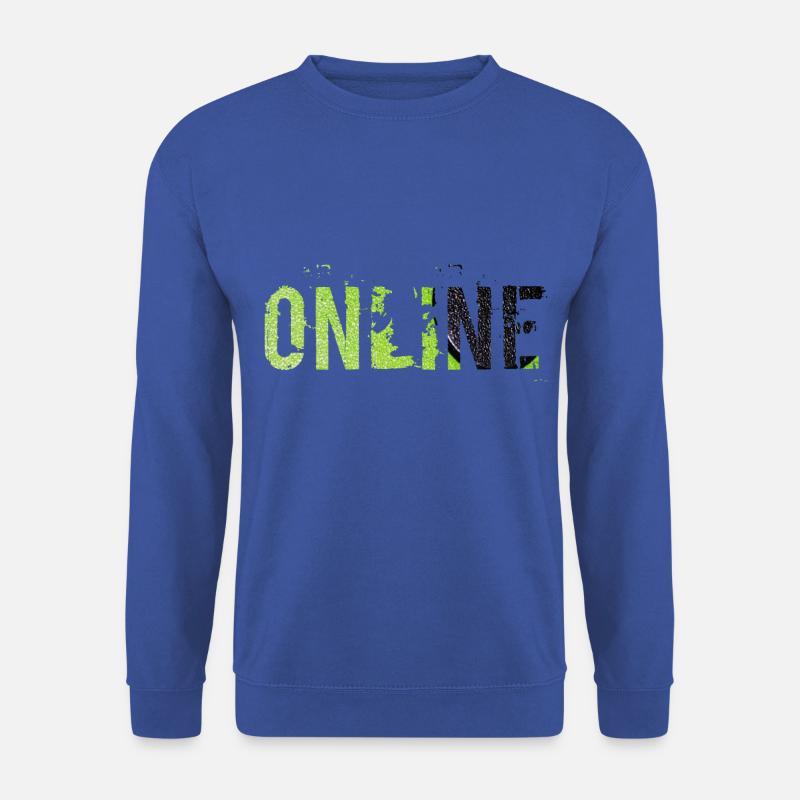 Online - Unisex Pullover - Royalblau
