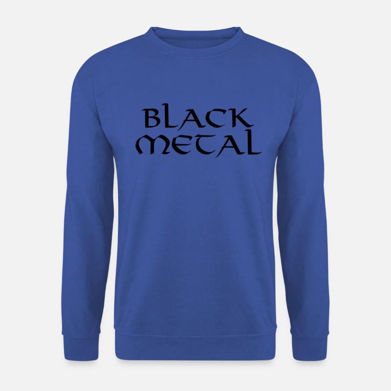 Black metal - Unisex Pullover - Royalblau