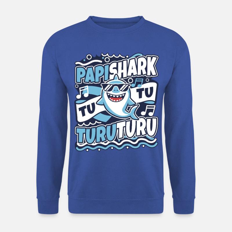 Daddy Shark - Unisex Sweatshirt - royal blue