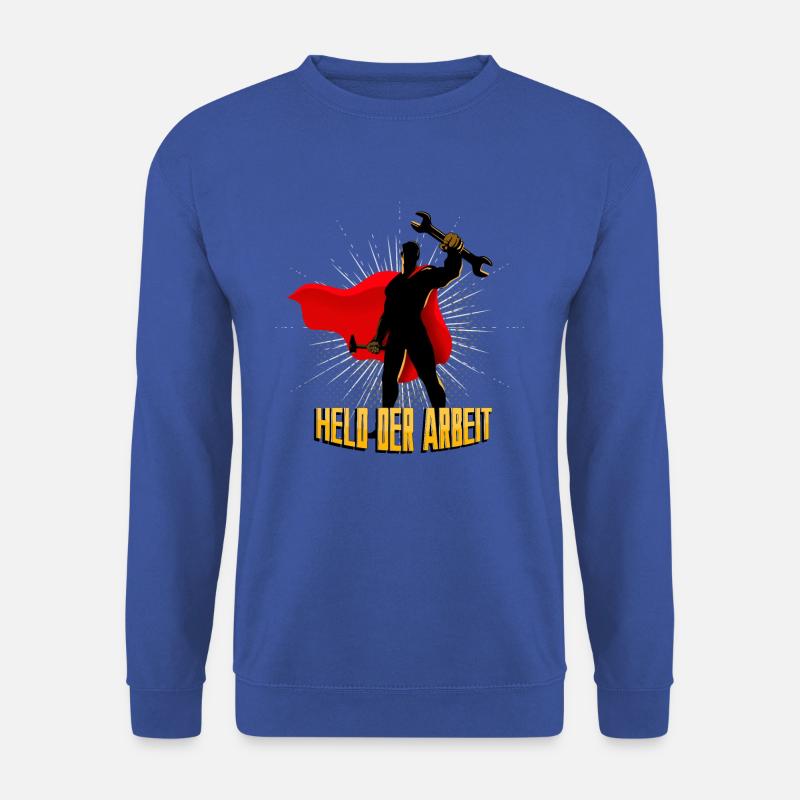 Held der Arbeit - Unisex Pullover - Royalblau
