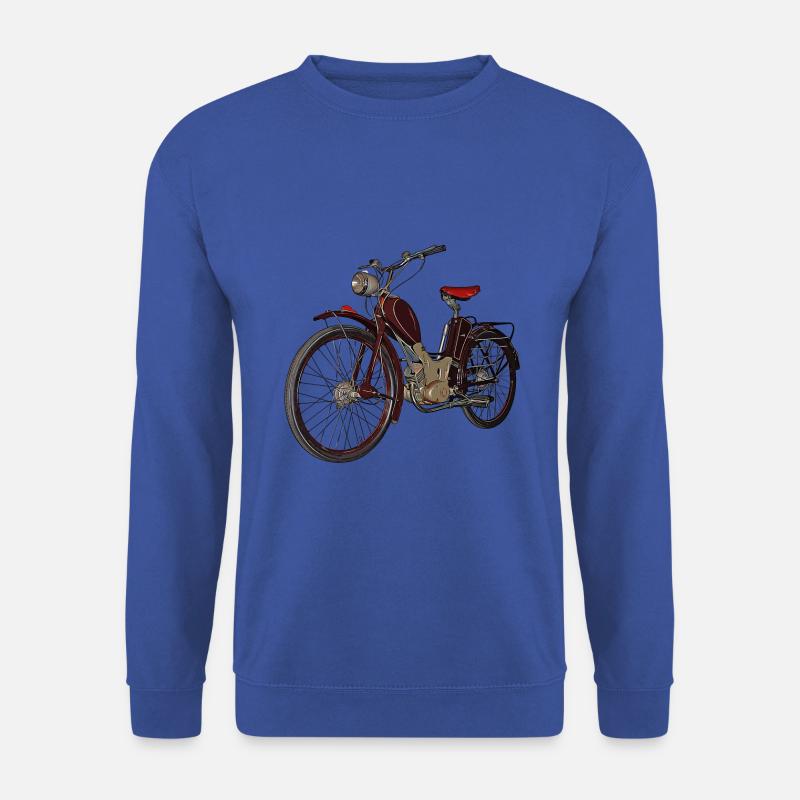DDR moped from Suhl SR 1 - Unisex Sweatshirt - royal blue