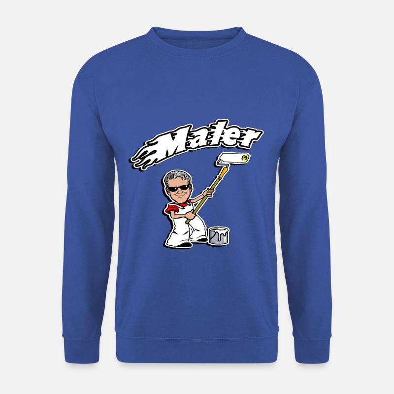 painter and painter t-shirt editable desired text - Unisex Sweatshirt - royal blue