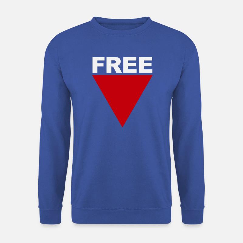 Freifall Fettes Dreieck - Unisex Pullover - Royalblau