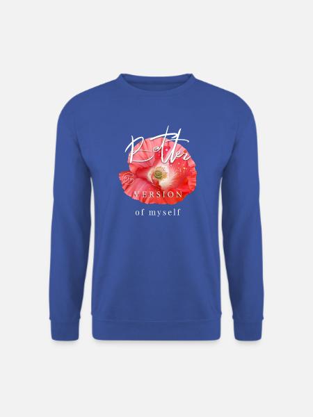 Mohnblume Muttertag Geschenk cooler Spruch Garten - Unisex Pullover - Royalblau