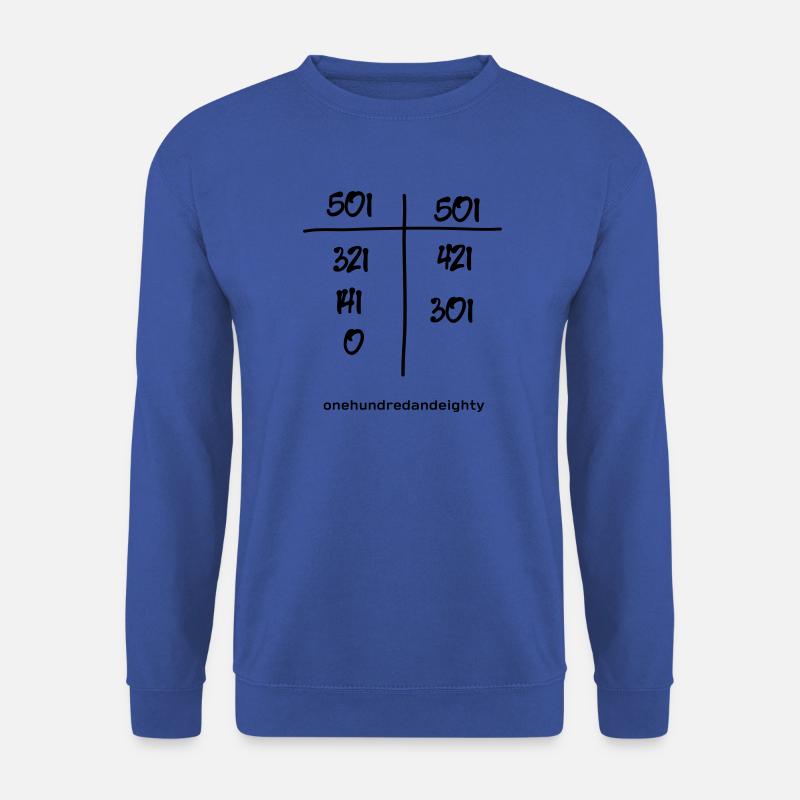 Dart 180 Dartspiel 501 Finish love darts triple - Unisex Pullover - Royalblau