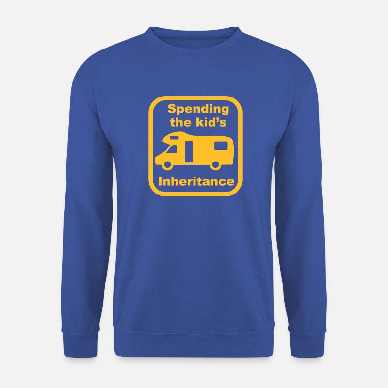 Motorhome - kid's inheritance - Unisex Pullover - Royalblau