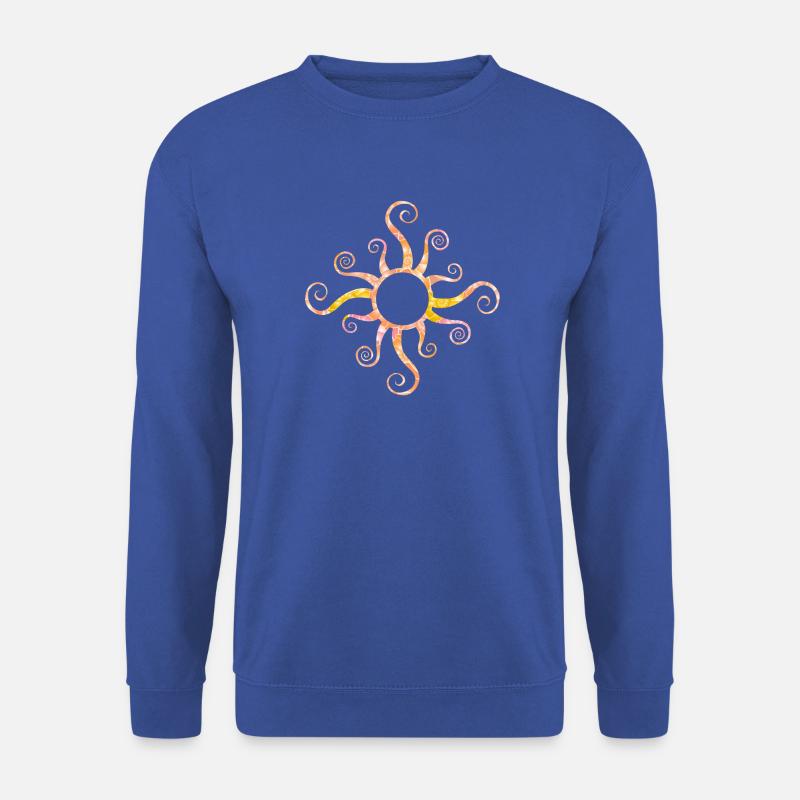 Sonne - Unisex Pullover - Royalblau