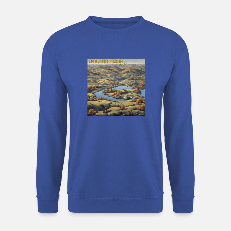 Golden Hour - Unisex Pullover - Royalblau