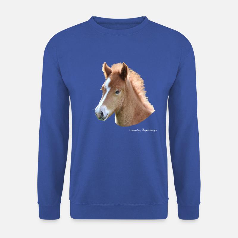 Pferd - Unisex Pullover - Royalblau