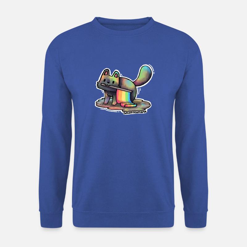 Rainbow Cat - Unisex Sweatshirt - royal blue