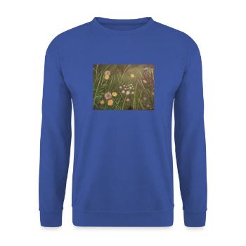 vignette 1 - Sweat-shirt Unisexe - bleu royal - Devant - Alina (178cm) & Michal (187cm)