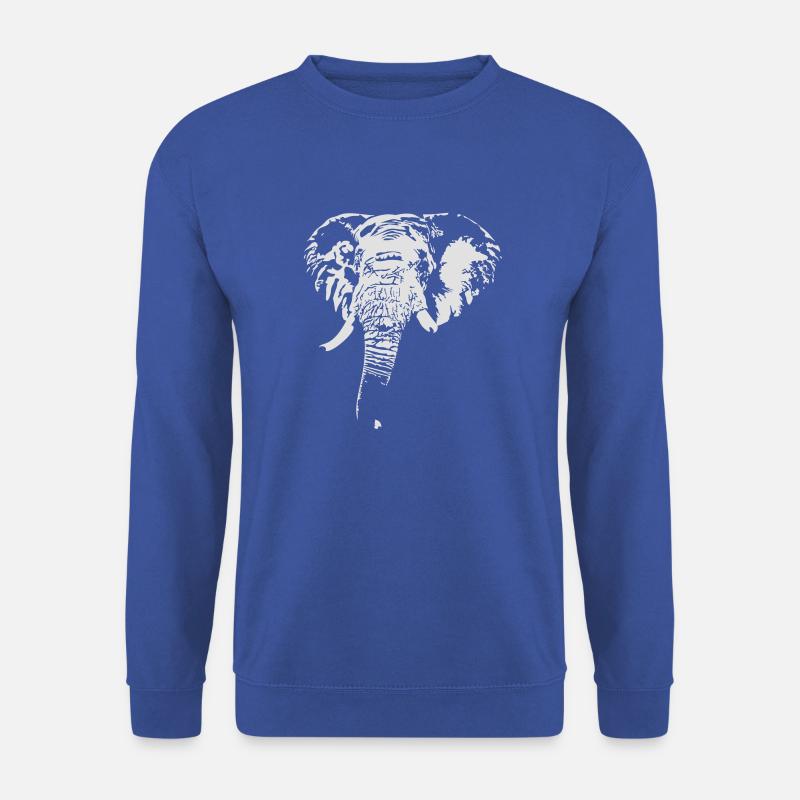 Elephant negative - Unisex Sweatshirt - royal blue
