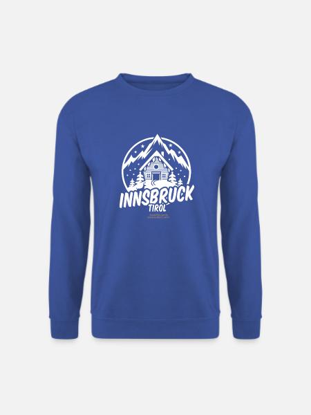 Innsbruck Tirol Austria Ski Resort T Shirt Design - Unisex Pullover - Royalblau