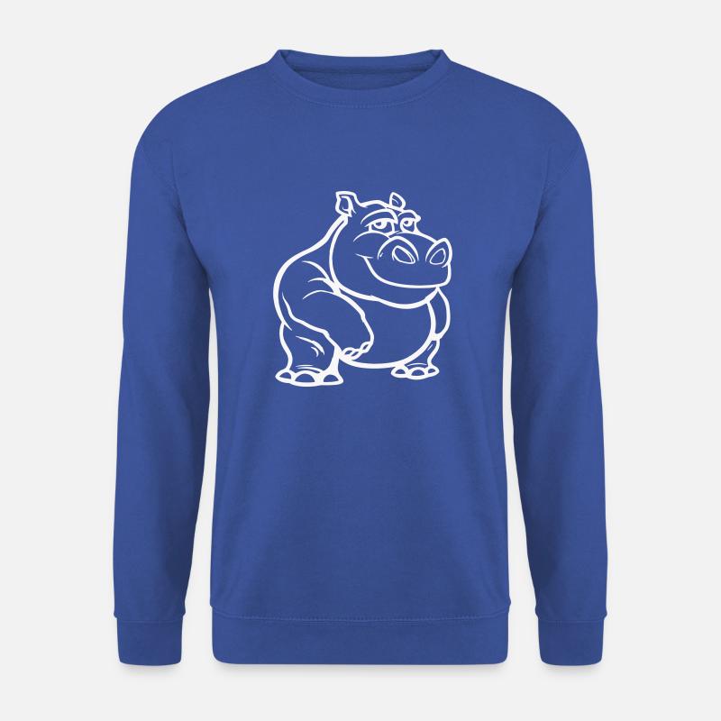 nilpferd - Unisex Pullover - Royalblau