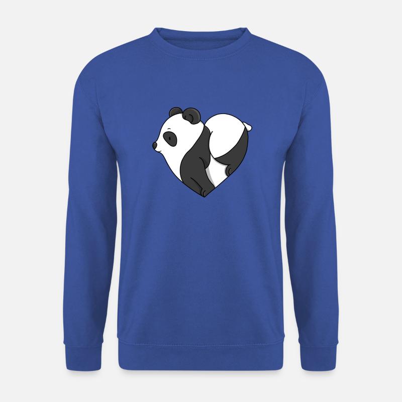 Liebe Panda - Unisex Pullover - Royalblau