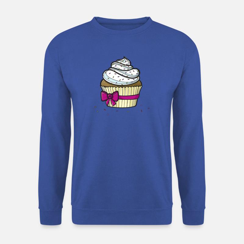 Sweet comic Cupcake - Unisex Pullover - Royalblau