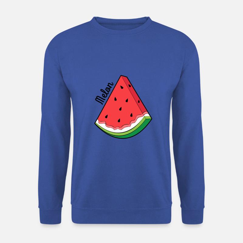 Melone mit Melon - Unisex Pullover - Royalblau