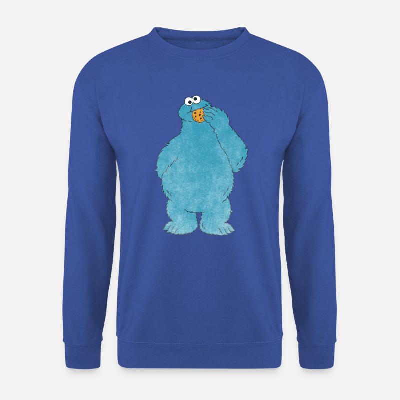 Sesamstraße Krümelmonster Naschen - Unisex Pullover - Royalblau