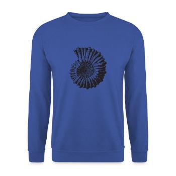 Stone snail retro - Unisex Sweatshirt - royal blue - Front - Alina (178cm) & Michal (187cm)
