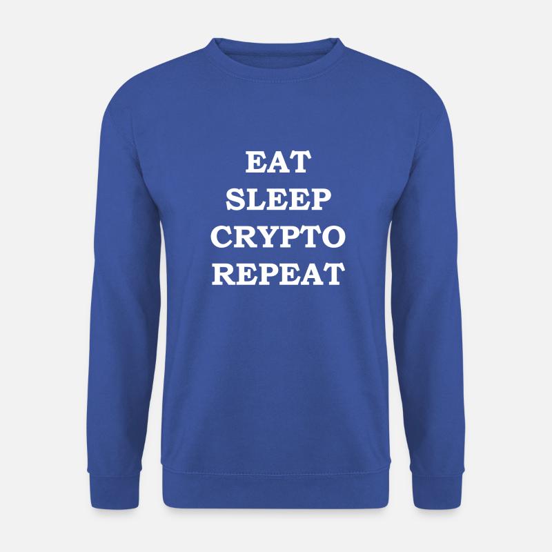 Crypto Bitcoin Trading - Unisex Pullover - Royalblau