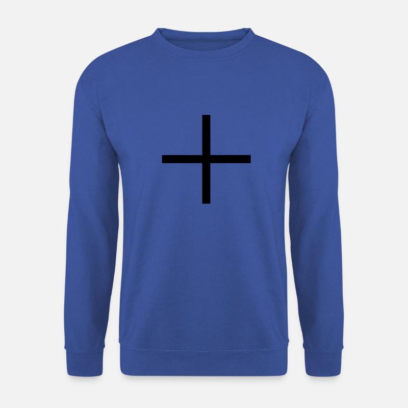 plus - Unisex Pullover - Royalblau