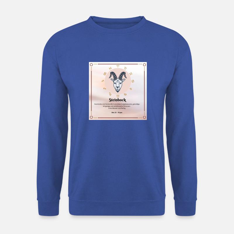 Zodiac Steinbock - Unisex Pullover - Royalblau