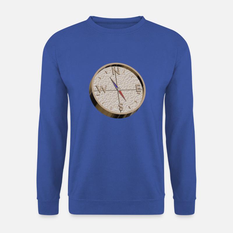 Kompass - Unisex Pullover - Royalblau