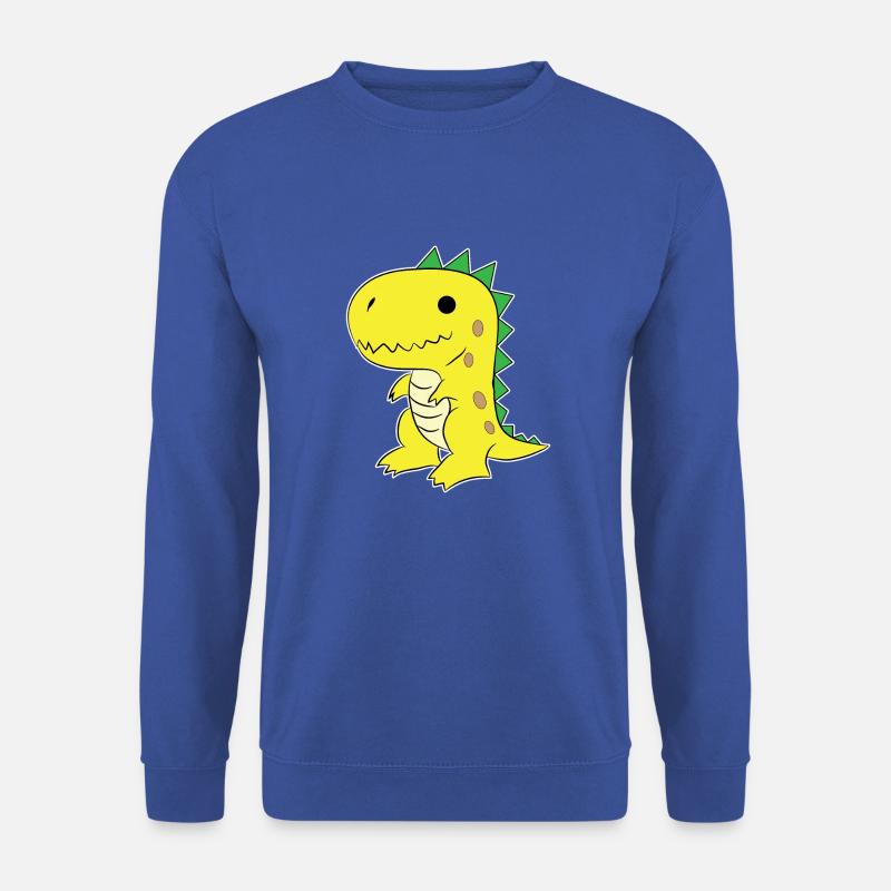 Baby-Gelb-Dinosaurier-Drache - Unisex Pullover - Royalblau