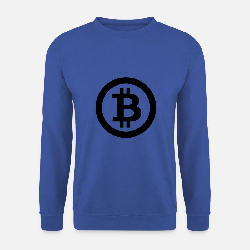 Bitcoin - Black - Unisex Sweatshirt - royal blue