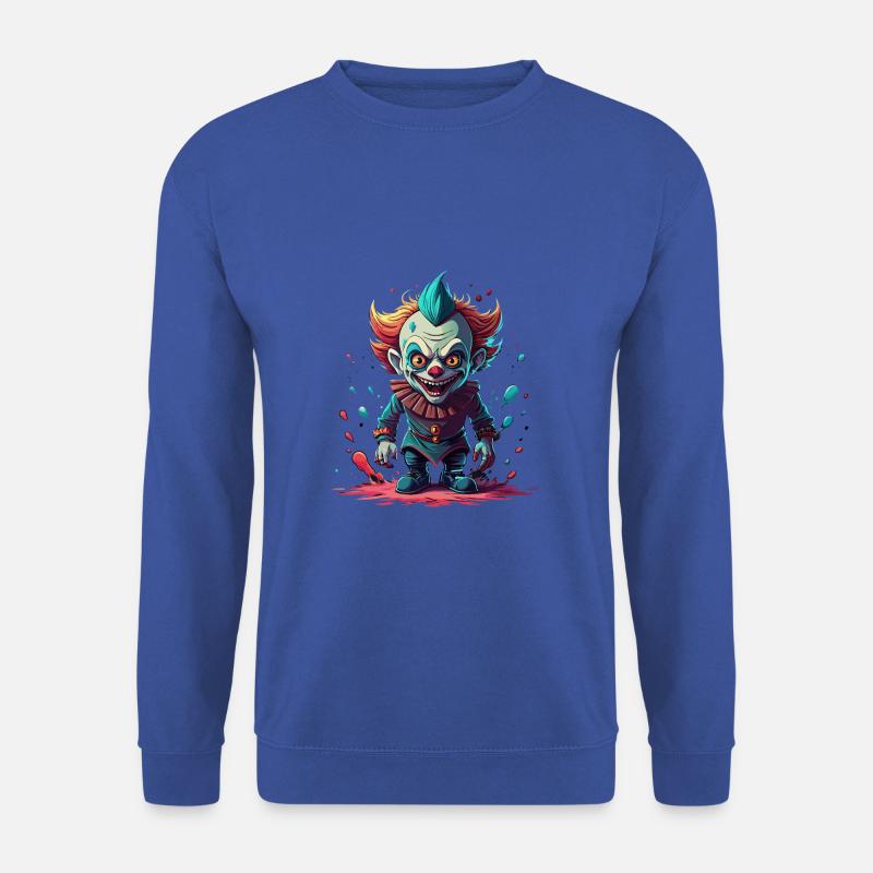 Gruseliger Clown - Unisex Pullover - Royalblau