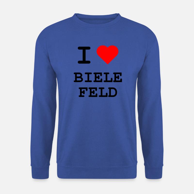 Ich liebe Bielefeld / I love Bielefeld - Unisex Pullover - Royalblau
