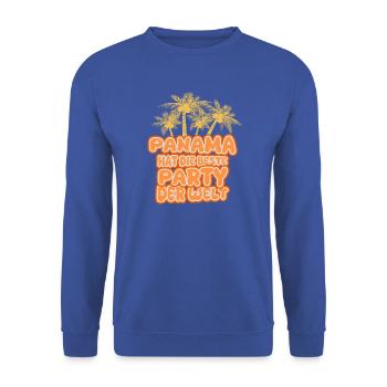 Panama - Unisex Pullover - Royalblau - Vorne - Alina (178cm) & Michal (187cm)