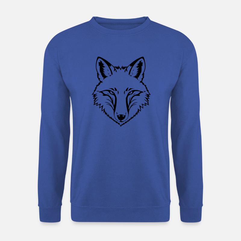 Fuchs - Unisex Pullover - Royalblau
