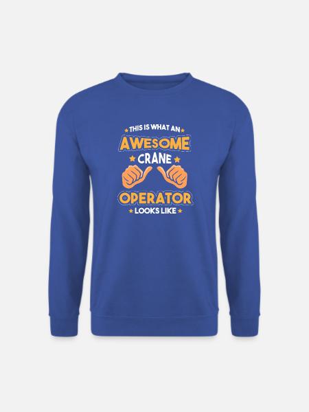 Kranführer Kran - Unisex Pullover - Royalblau