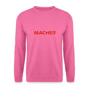 MACHER MOTIV - COLLE MALLE BIERKÖNIG AUFSCHRIFT - Unisex Pullover - Pink - Vorne