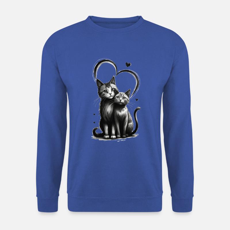 Katzenliebe - Unisex Pullover - Royalblau
