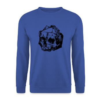 Pen and paper live by the dice, die by the dice - Unisex Sweatshirt - royal blue - Front - Alina (178cm) & Michal (187cm)
