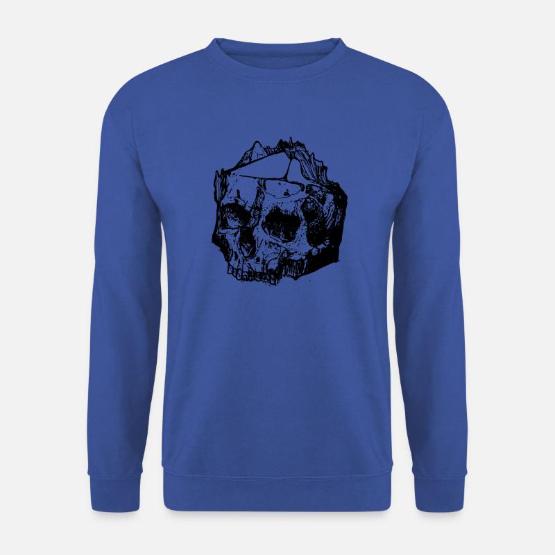 Pen and paper live by the dice, die by the dice - Unisex Pullover - Royalblau