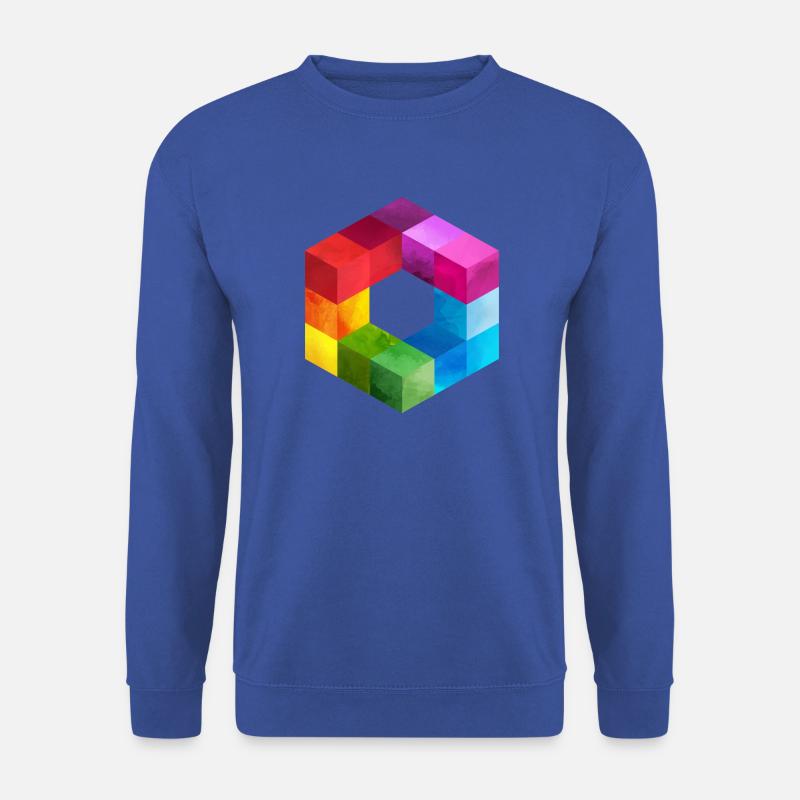 cube - Unisex Sweatshirt - royal blue
