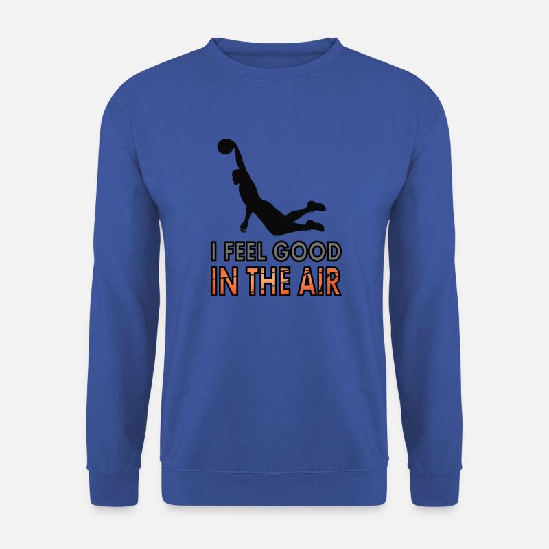 Basketball spielen Baskteballspieler Dunk Geschenk - Unisex Pullover - Royalblau