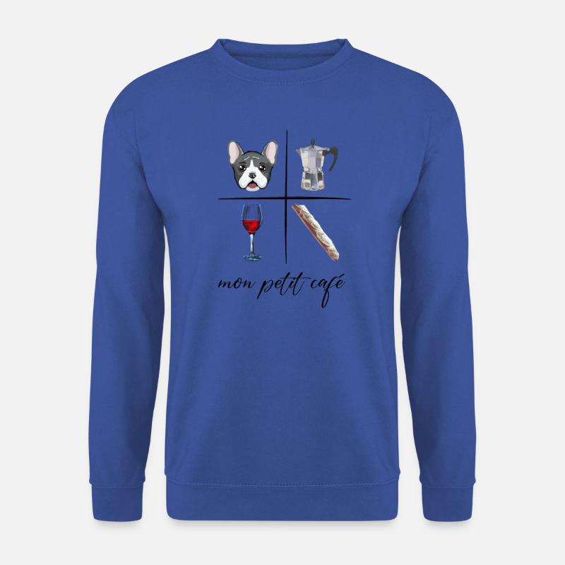 mon petit café - Unisex Pullover - Royalblau