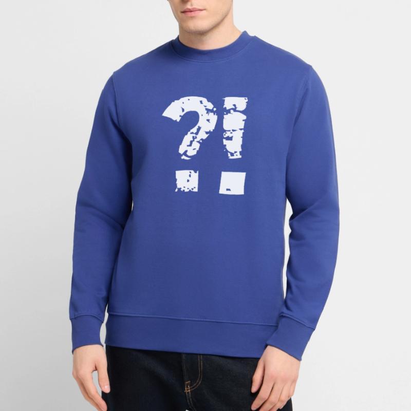 Point d’interrogation point d’exclamation style comique. Sweat-shirt Unisexe