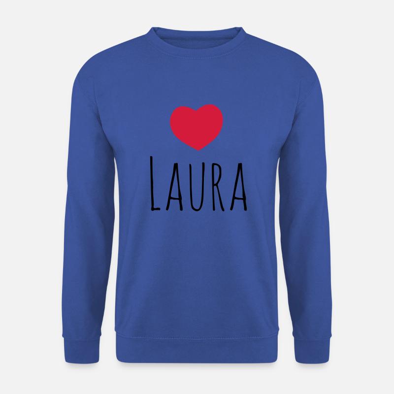 Herz Laura Geschenk - Unisex Pullover - Royalblau